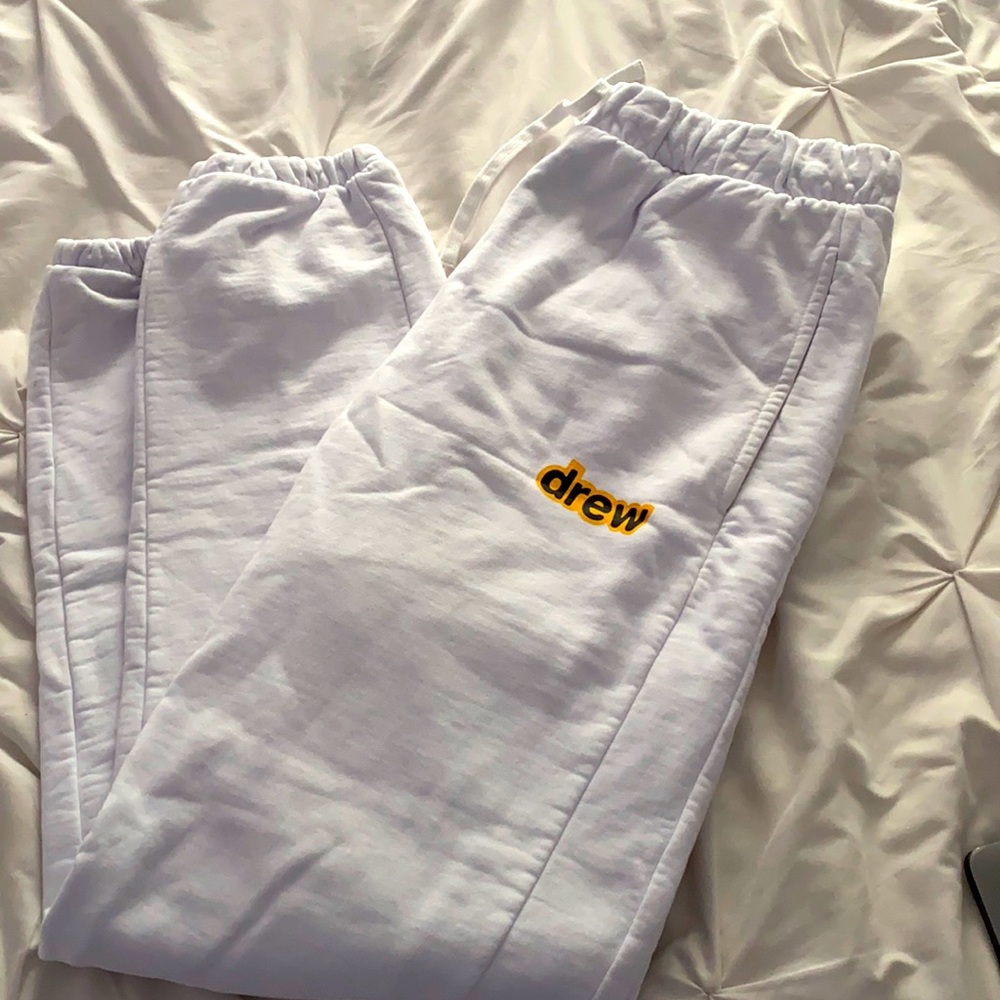 Drew house white sweatpants